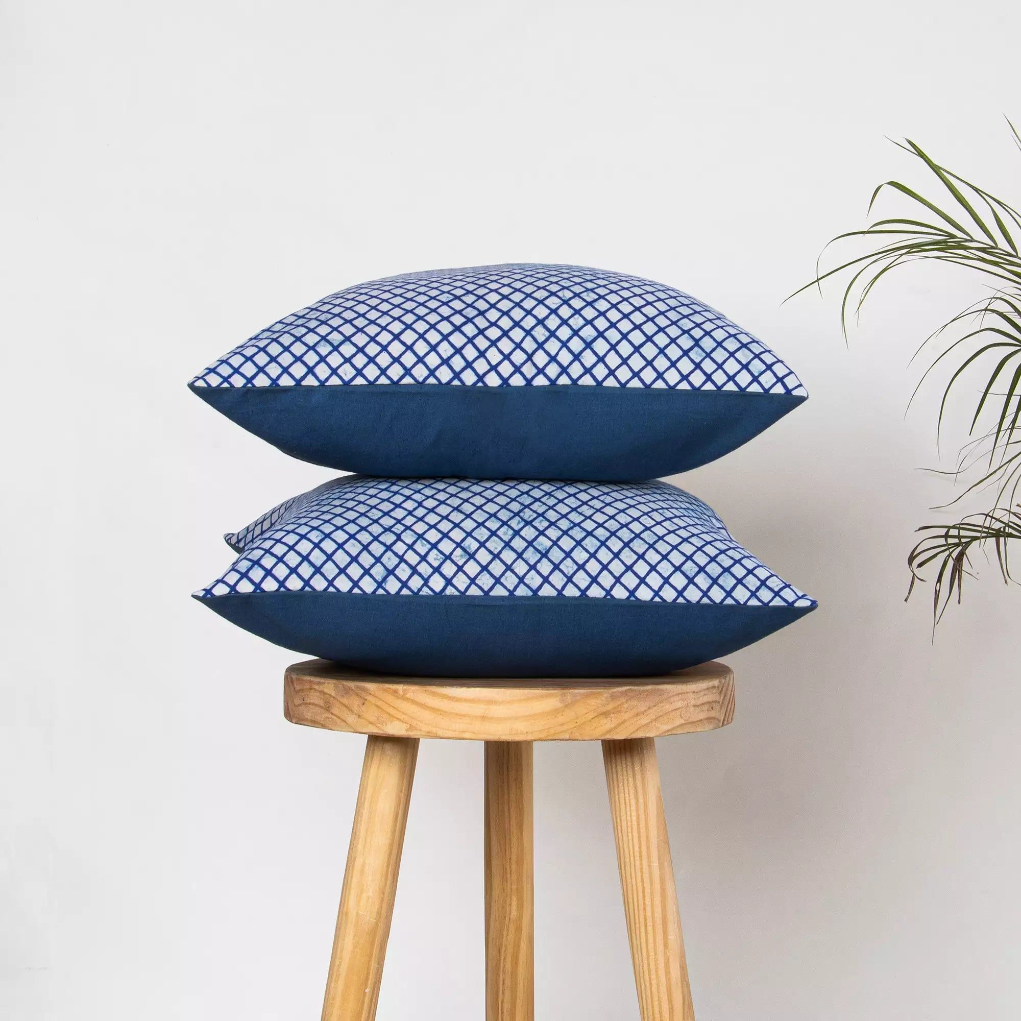 Geometrical Hand Block Printed Cotton Sofa Cushion Covers